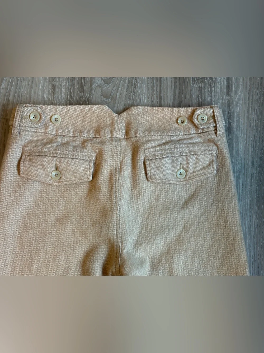 Banana Republic Women's Size 8R Camel Wool Bootcut Pants Mid Rise